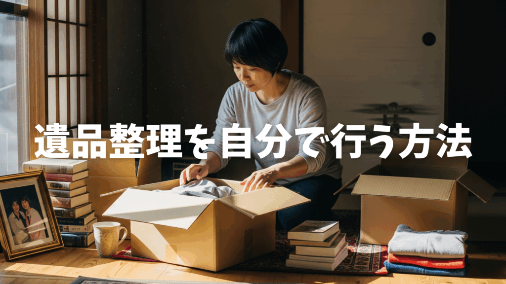 遺品整理を自分で行う方法画像