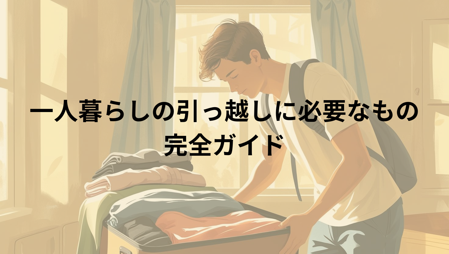 一人暮らしの引っ越しに必要なもの完全ガイド