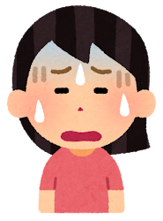 遺品整理がつらい時イラスト