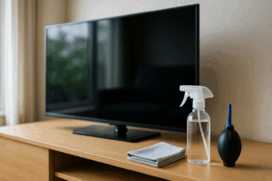 テレビの画面掃除｜リスクを避ける安全な拭き方とNG行為まとめ